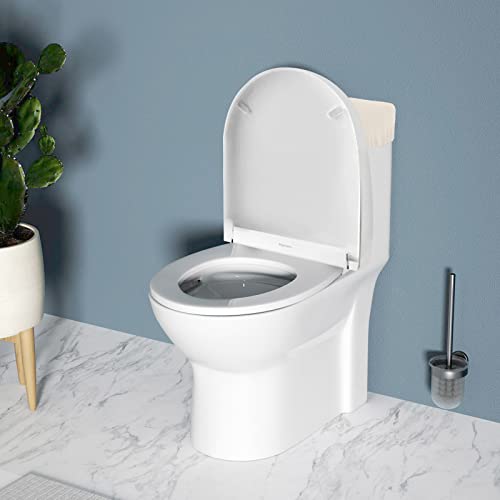 Toilet Tank Lid Cover, Bathroom Stretch Washable Spandex Toilet Tank Protector Cover with Elastic Bottom, Beige - color: Beige
