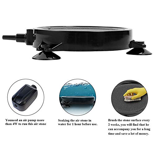 Air Stone 4.2 inch for Aquariums Hydroponics Fish Pond Tank Plants Air Pump