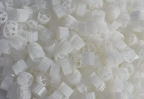 K2 Bio Filter Media Moving Bed Biofilm Reactor (MBBR) for Aquaponics, Aquaculture, Hydroponics - Ponds - Aquariums by Wholesale Koi Farm, (4 Cubic Feet) - size: 4 Cubic Feet