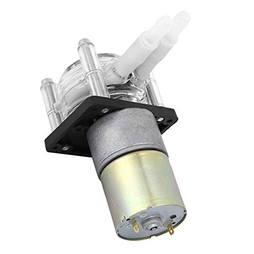 DC Vacuum Pump Strong Suction Self Priming Peristaltic Pump, High for Aquarium Chemicals Liquids and Other Dosing Additives (12V)