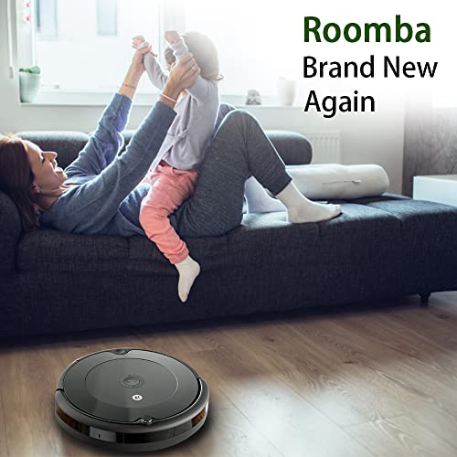 Rumba Replacement Parts for iRobot Roomba 610 620 650 675 677 692 671 694 691 Series Vacuum Cleaner Accessories Kit-Include 3 Side Brush,3 Filter,1 Front Caster Wheel,Bristle Brush and 3 Cleaning Tool