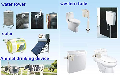 1/2" inner top water inlet automatic float valve water level control valve, used for solar water tank tower pool(1/2 "side) - color: 1/2 "side