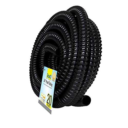 TetraPond Pond Tubing 3/4 Inch Diameter, 20 Feet Long, Connects Pond Components