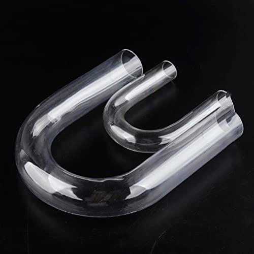 1pcs Transparent Acrylic Pipe Aquarium Fish Tank U-Shape Connector Water Supply Tube, for Garden Supplies Home DIY Connector O.D 20~32mm (Color : Outer Dia 25mm)