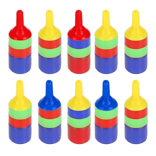 10pcs 1.7 Inch Plastic Aquarium Air Stones Bubbler with Strong Erosion Resistance High Efficiency Oxygen Diffuser for Fish Tank Aeration