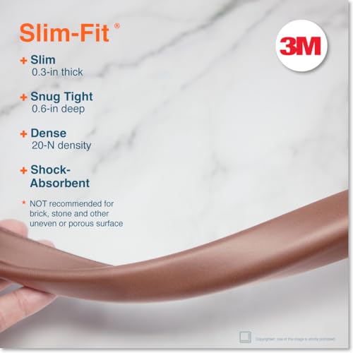 Roving Cove Slimfit Edge Protector for Baby Proofing (9ft Small Edge Only), Soft Rubber Foam Furniture Edge Bumper Guard, Desk Edge Cushion, 3M Adhesive, Coffee Brown - color: Coffee Brown, size: Small 9 Foot (Pack of 1)