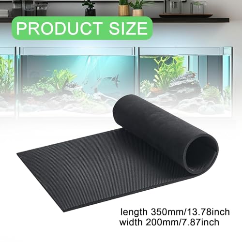 Aquarium Leveling Mat Fish Tank Cushion Shockproof Compressible EVA Material Non Slip Waterproof Suitable for Home Decoration Aquarium Setup, S - size: Small