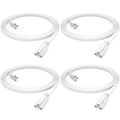 (4-Pack) 2FT T5 T8 LED Shop Light Connecting Wire, Dual-Ended Linkable Cable Cords for LED Tube Light Fixture, Ceiling Lamp - style: 2FT Connecting Wire