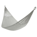 Handwoven Hammock by Yellow Leaf Hammocks - Family Size, Fits 2+ PPL, 550lb max - Weathersafe, Super Strong, Easy to Hang, Ultra Soft, Artisan Made - Color: Stripe Grey - White - color: Wellfleet- Grey and White, size: Fits 1-2+ People (550 lb. Capacity)