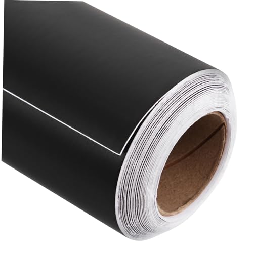 UKCOCO Fish Tank Backdrop Roll Self Adhesive Decal for Stunning Underwater Scenery Decoration Durable Fade Resistant Design for Healthy Aquatic Environments - color: Black