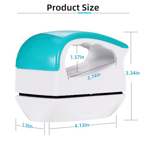 DaToo 2 Pieces Aquarium Magnetic Brush Glass Fish Tank Algae Scrapers Glass Cleaner Floating Scrubber Aquarium Clean Brush (Size L) - size: Size L (2 PCS)