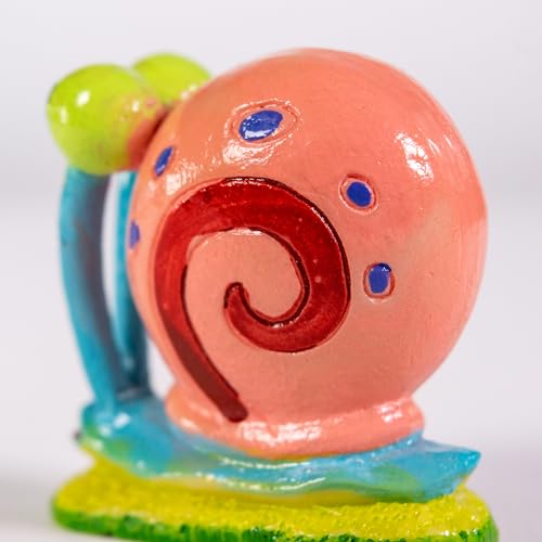 Penn-Plax Officially Licensed Spongebob Squarepants Aquarium Ornament – Gary (Mini/Small Size) – Perfect for Freshwater and Saltwater Tanks - size: Mini