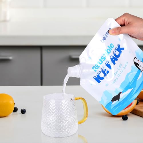 12 Pack 7x7 Inch / 10x10 InchReusable Long Lasting Ice Packs for Cooler, Reusable Ice Packs for Lunch Box, Lunch Bags for Beach, Fishing, Camping - size: 7x7in/12Pack
