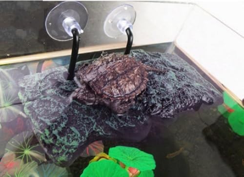Minidiva Turtle Platform, Floating Turtle Pier Rectangular Terrapin Dock PU Foam Aquarium Float Decor Basque Terrace Climb Brazilian Tortoise (11 * 4.7 * 0.8Inch) - color: 11*4.7*0.8inch