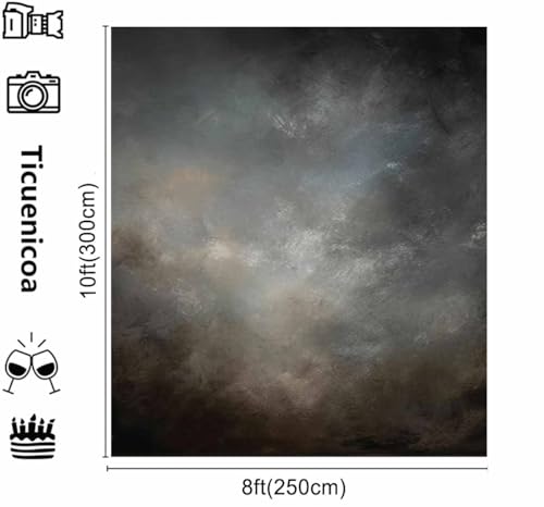 8x10ft Fabric Abstract Backdrop for Photography Vintage Portrait Old Master Background for Studio Prop - color: LM-06100, size: 8x10ft