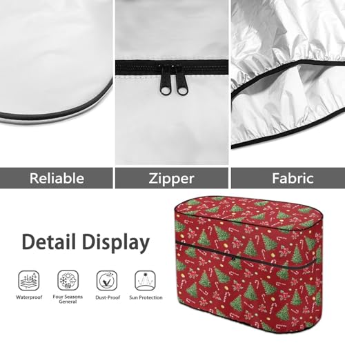 Christmas Tree 20lb RV Propane Tank Cover for Travel Trailer Polyester Waterproof Cover Sun Protection Easy To Stall - color: Christmas Tree, size: S(20LB)