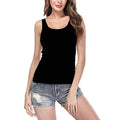 Camisoles for Women with Built in Bra,Basic Yoga Top Layering Tank Top Padded Bra Undershirt(S-3XL) - color: Black-1 Pack, size: Medium
