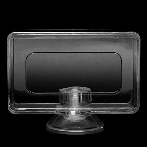 KIMISS Acrylic Simple Installation Fish Food Feeder Feeding Ring for Fish Aquarium with Suction Cup Acrylic Simple Installation (24x17x18cm / 9.4x6.7x7.1in) - size: 24x17x18cm / 9.4x6.7x7.1in