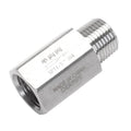 Air Check Valve - 1/2" NPT Female x Male High Temperature Stainless Steel Hex One Way Valve For Air - size: 1/2" NPT, style: Female x Male