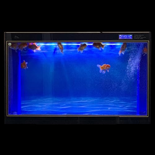 ELEBOX Aquarium Background Blue Black Fish Tank Background Wallpaper Double-Sided Aquarium Backing, Aquarium Decorations for 10 Gallon 20 Gallon Aquarium 11.8" x 24.4" - size: 11.8" H x 24.4" L
