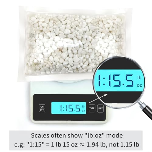 FANTIAN 2 Pounds White Pebbles for Indoor Plants, 3/8 Inch Polished White Rocks, Decorative River Rocks for Potted Plants Vase Cactus Bird Bath and Outdoor Garden Landscaping - size: 2 pounds, style: White