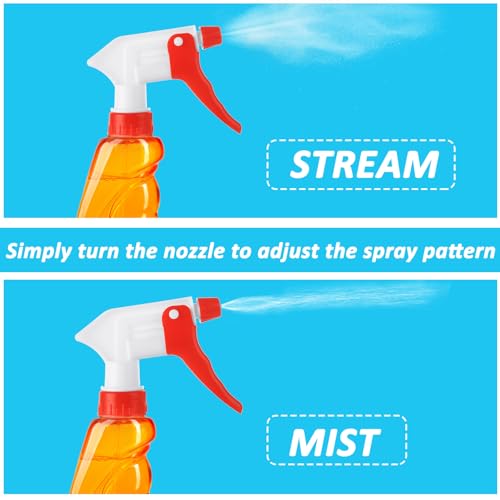 60 Pcs Spray Nozzles for Bottles, 3 Color 28/400 Spray Bottle Sprayer Replacement with Tubes and Filter Screens for Cleaning, Salon, Garden Refills - color: Red, Green, Blue (3 color)