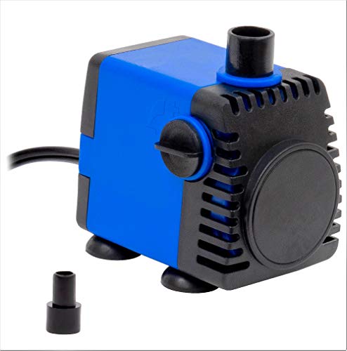 211 GPH Submersible Water Pump - Adjustable Quite Aquariums, Fountains, Hydroponics, and Pond Pump, 5.1ft Lift, 18W - 5 Pack - color: Blue; 5 Pack, size: 211 GPH