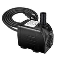 Jhua Water Fountain Pump 300GPH (1100L/H, 21W) Submersible Water Pump, Ultra Quiet Fountain Pumps Submersible Outdoor with 5.9ft Power Cord, 3 Nozzles for Aquarium, Tank, Pond, Statuary, Hydroponics