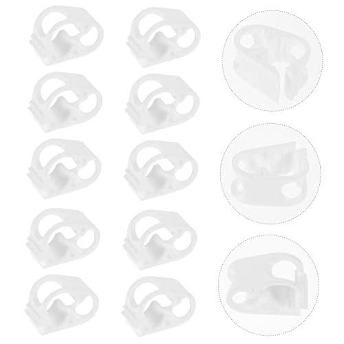 10pcs Adjustable Siphon Hose Control Clamps Silicone Tube Clips for Flow Regulation Gardening Laboratories and Chemical Applications