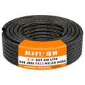 CheeMuii 32.8 FT 1/2" DOT Air Line Air Hose PA12 Nylon 1/2 Pneumatic Tubing SAE J844 DOT Air Hose 10 Meter 1/2 Inch OD Pneumatic Air Tubing Pipe Hose Line - size: 1/2"OD-32.8FT-Single Layer