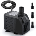 Aquarium Submersible Fountain Pump: 30W 550GPH Adjustable Quiet Water Pumps with 7.2ft High Lift for Small Pond | Waterfall | Outdoor | Statuary | Hydroponic (550GPH) - size: 550GPH 30Watt