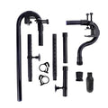 Canister Filters Intake Outlet Tube Fish for External Filter Replacement Accessories with Strong Suction Cups, 43.5cm, Black