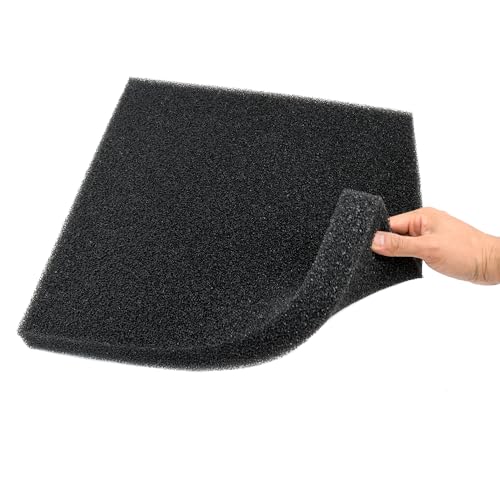 Aquarium Filter Bio Sponge Pad, Foam Sponges Filter Media, Cut fit it Filter Accessories for Fish Tanks and Ponds (18"x18"x1.6" (20PPI) 1 Pack) - size: 18"x18"x1.6" (20PPI) 1 PACK