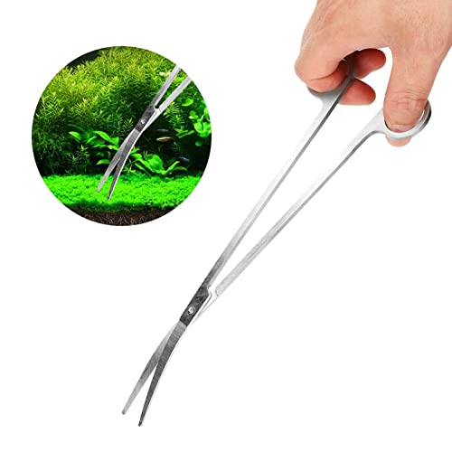 HEEPDD Aquarium Tools Aquarium Set, Tools with Scissors and Tweezers for Plant Care Set, Stainless Steel Nan Supplies