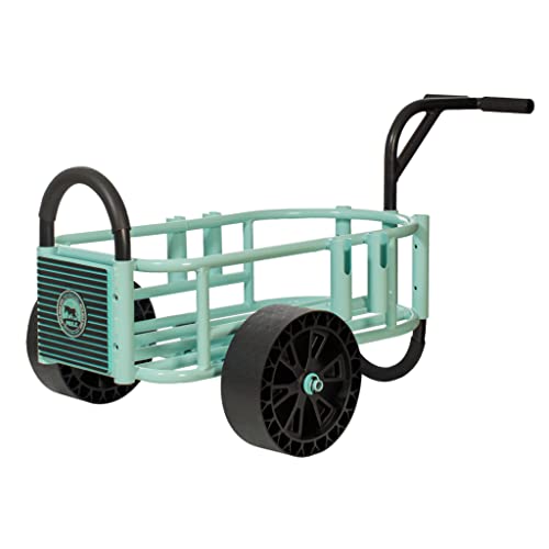 BOTE Mule Fishing Cart, Marine Grade Aluminum, Rod Holder, Universal Beach Wagon, Transportation System, Supreme Durability & Performance, Utility Cargo