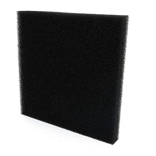 Aquarium Sponge Filter Media Pad 9 x 9 x 1 inch, Cut to Fit Biochemical Filter Bio Foam Pad, 2 Pcs