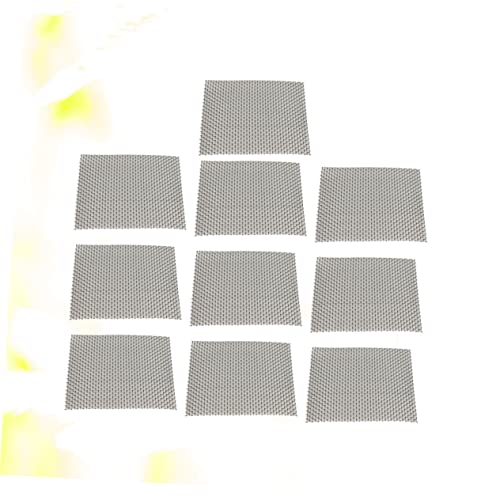GANAZONO 10pcs Stainless Steel Mesh Fixed Net for Fish Tank Water Grass Moss Holder Rustproof Aquarium Accessory Easy to Install for Aquatic Plants