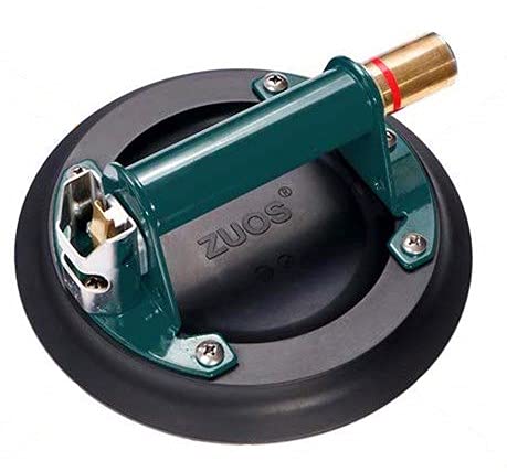 8" Vacuum Suction Cup for Granite & Glass Lifting, with Metal Handle and Brass Pump,580 lbs Load Capacity (8" Metal) - size: 8" Vacuum Suction Cup