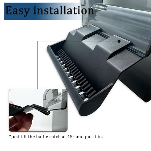 HOZOE Aquarium Filter Baffle, Fish Tank Accessory, Helps Maintain a Calm Water Surface and Slow Down Water Flow, Fish Tank Filter Flow Controller, Suitable for Most Hang-On-Back Filters. (6 CM) - size: 6 CM
