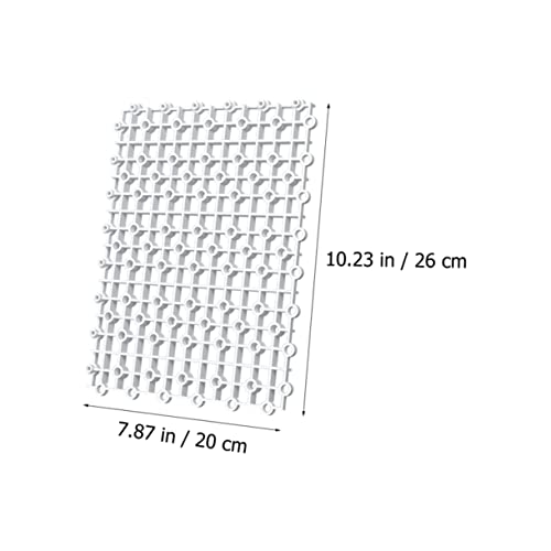 1set Aquarium Bottom Divider Grid Plate Plastic Filtering Tray for Fish Tank Easy Installation and Setup for Maintenance and Aquatic Environments
