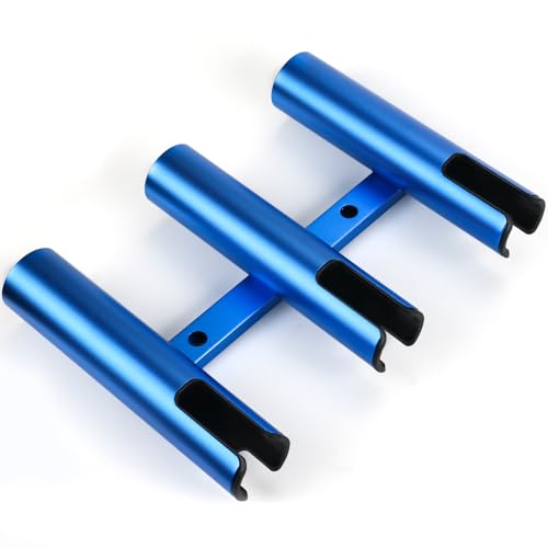 Aluminum Fishing Boat Rod Holder,3/4 Link Tube Aluminum Rod Rack, Suit Boats & Yacht ,Silver