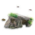 Betta Fish Hideout Cave Aquarium Rock Decor for Small Tank – 5.5 x 2.9 x 2.9 Inches Shelter for Betta Fish Guppies Shrimp with Natural Stone Look Lightweight Resin