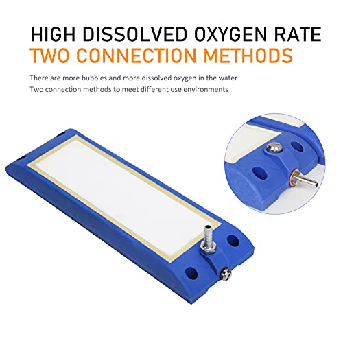 Yosoo Health Gear Fish Air Stone Micro Bubble Oxygen Diffuser, Dual Installation Aquarium Nano Air Stone Bar with 7mm Connector, Bubble Diffuser Bar for Air Pump Aquarium and Fish