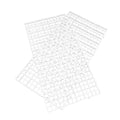 Mikikit 6pcs Fish Tank Isolation Panels White Aquarium Divider Lattice Plates for Breeding Separation Easy to Install Suitable for Bottom Filtration and Compartmentalization