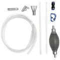 Aquarium Siphon, 87 Inch Segmented Aquarium Water Changer with Flows Control Valve and Hanger, Transparent Fish Tank Cleaner