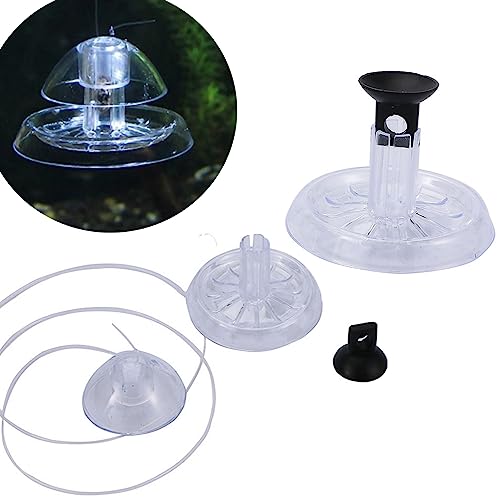 Leadigol 2Pcs Transparent Snail Catcher, Box with Fishing Line Plastic Clear Snail Catcher for Aquarium Fish Tank