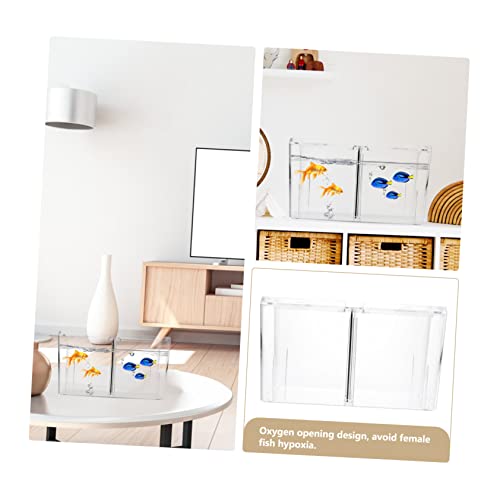 BESPORTBLE Fish Tank Breeder Box Aquarium Fish Breeder Hatching Box Oxygen Opening Isolation