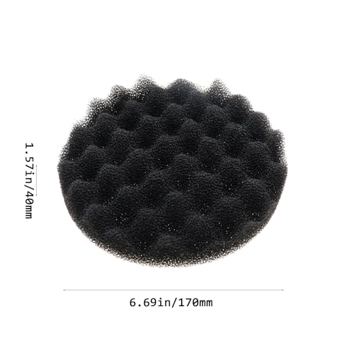 4PCS Foam Pad Canister Filter Pad Wave Filter Sponge Fish Tank for Fx4 FX5 FX6 Aquarium Filter Sponge Replacement Black