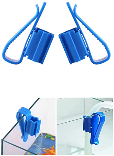 2Pcs Water Pipe Clip Large Size Medium-Sized Fish Mounting Clip Aquarium Tube holder Plastic Hose Holder Pipe Clamp Aquarium Equipment Accessories for 8-16mm Inflow