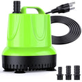 FREESEA Fountain Submersible Water Pump: 330 GPH 25W Small Sump Pump for Outdoor Pond Hydroponic Statuary Waterfall Aquarium Fish Tank